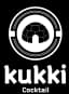 Weißes Kukki-Cocktail-Logo